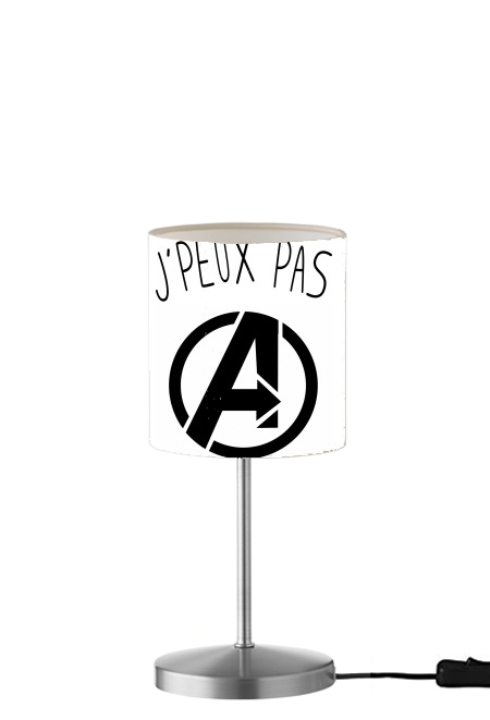 Je peux pas je suis un Avenger für Tisch- / Nachttischlampe