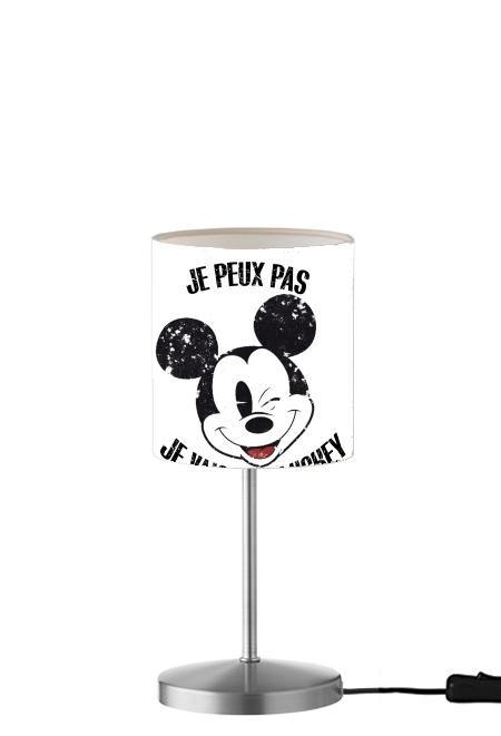 Je peux pas je vais voir mickey für Tisch- / Nachttischlampe