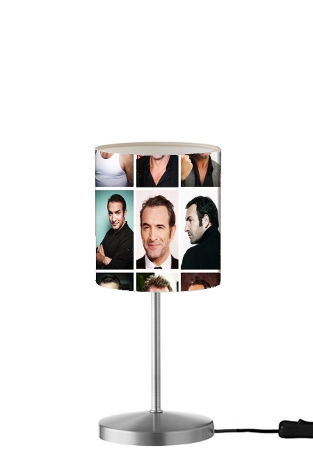 Jean Dujardin collage für Tisch- / Nachttischlampe