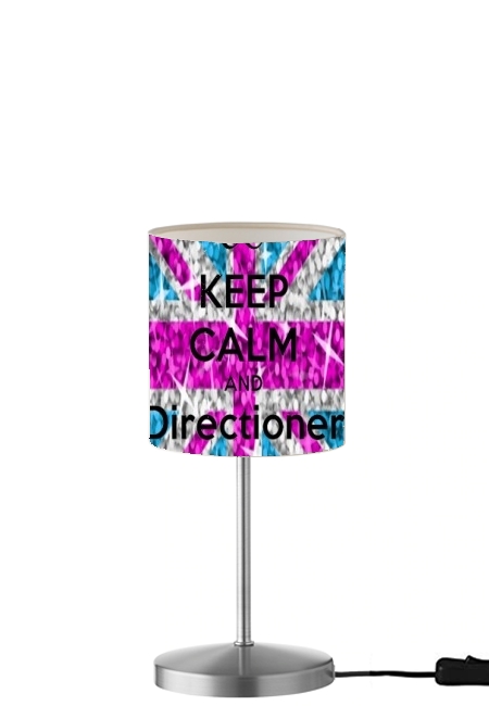 Keep Calm And Directioner forever für Tisch- / Nachttischlampe