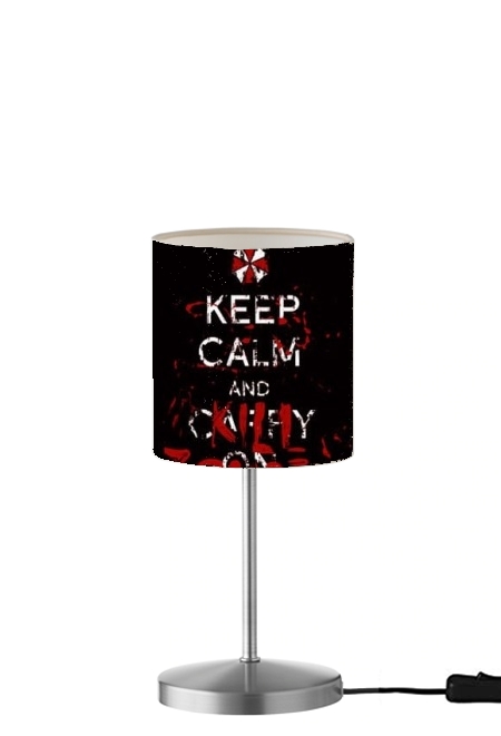 Keep Calm And Kill Zombies für Tisch- / Nachttischlampe