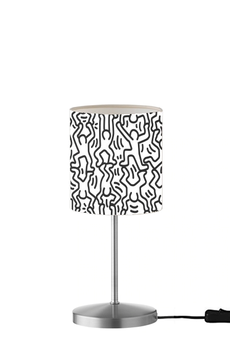 Keith haring art für Tisch- / Nachttischlampe