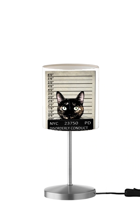 Kitty Mugshot für Tisch- / Nachttischlampe