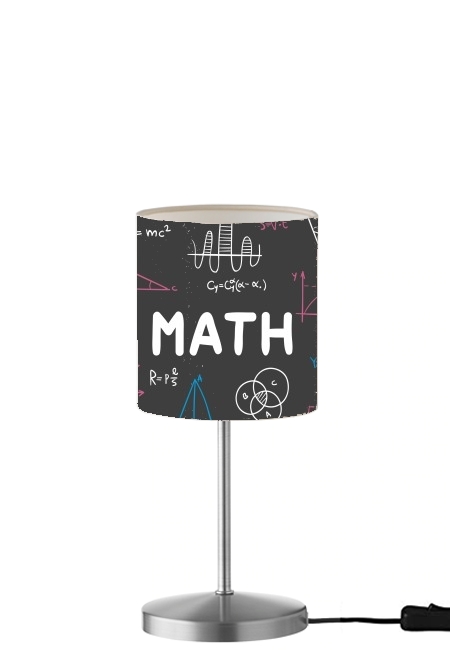 Mathematics background für Tisch- / Nachttischlampe