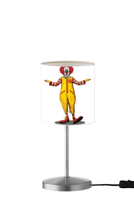 Mcdonalds Im lovin it - Clown Horror für Tisch- / Nachttischlampe