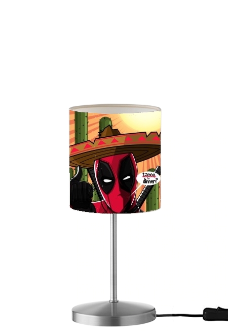 Mexican Deadpool für Tisch- / Nachttischlampe