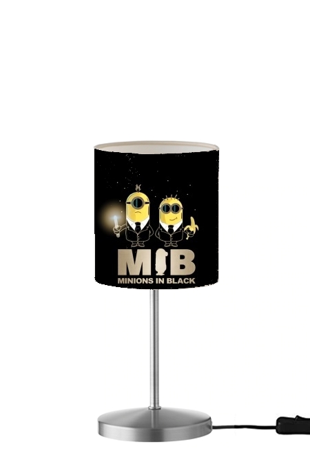 Minion in black mashup Men in black für Tisch- / Nachttischlampe