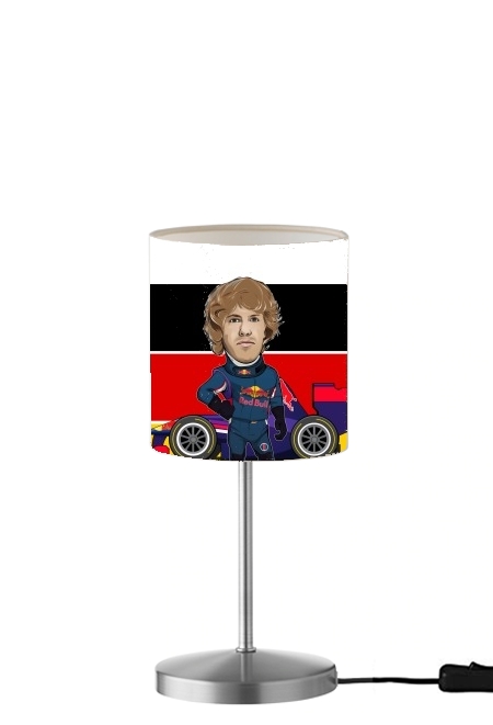 MiniRacers: Sebastian Vettel - Red Bull Racing Team für Tisch- / Nachttischlampe