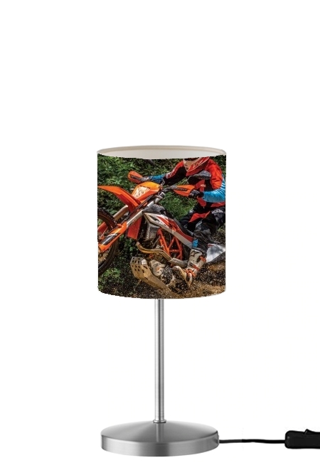 Moto Ktm Enduro Photography jungle für Tisch- / Nachttischlampe