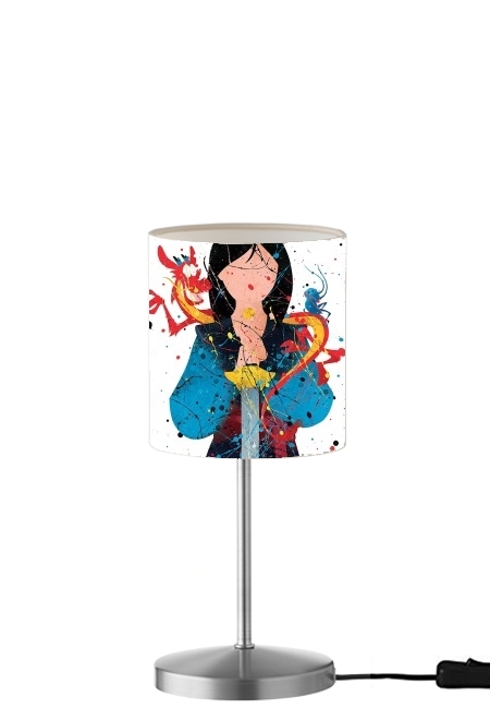 Mulan Princess Watercolor Decor für Tisch- / Nachttischlampe