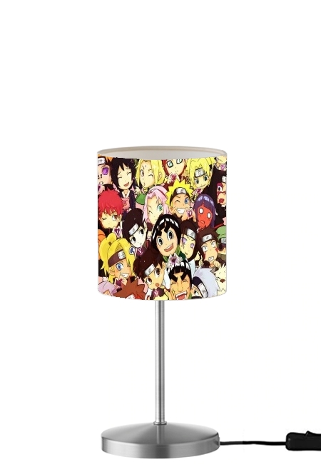 Naruto Chibi Group für Tisch- / Nachttischlampe