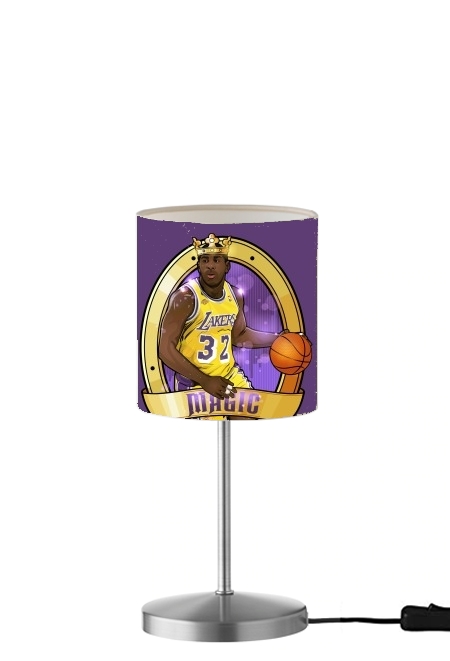 NBA Legends: "Magic" Johnson für Tisch- / Nachttischlampe