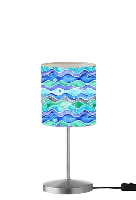 Ocean Pattern für Tisch- / Nachttischlampe