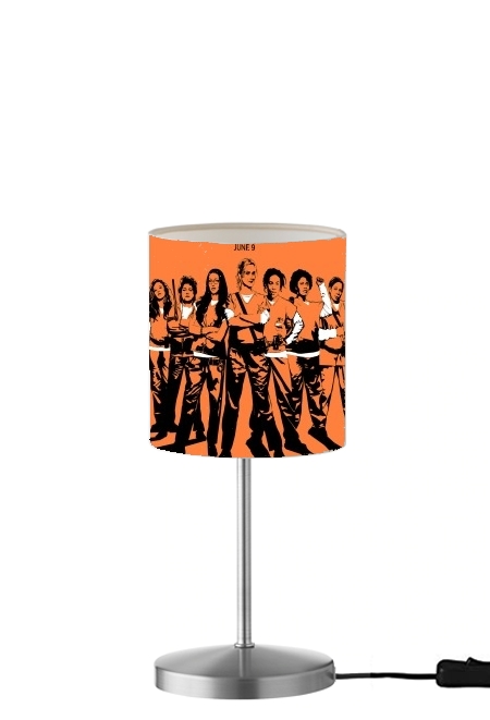 Orange is the new black für Tisch- / Nachttischlampe