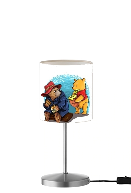 Paddington x Winnie the pooh für Tisch- / Nachttischlampe