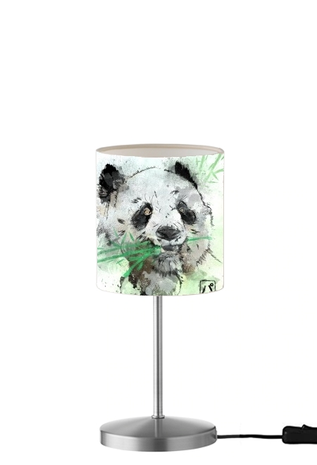 Panda Watercolor für Tisch- / Nachttischlampe