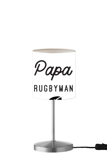 Papa Rugbyman für Tisch- / Nachttischlampe