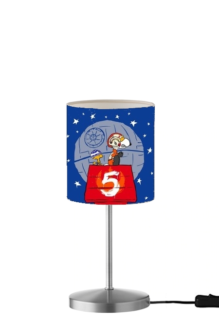 Peanut Snoopy x StarWars für Tisch- / Nachttischlampe