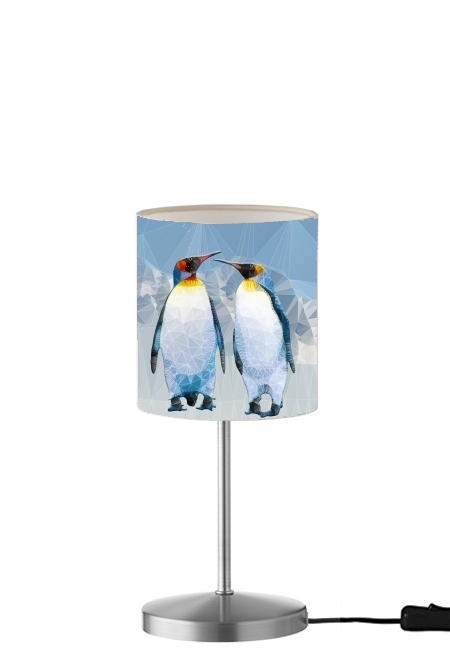 penguin love für Tisch- / Nachttischlampe