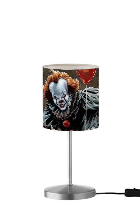 Pennywise Ca Clown Red Ballon für Tisch- / Nachttischlampe