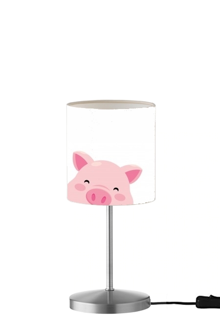 Pig Smiling für Tisch- / Nachttischlampe