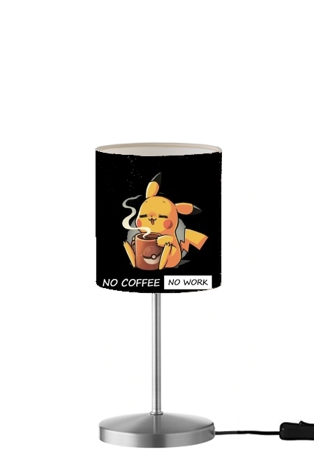 Pikachu Coffee Addict für Tisch- / Nachttischlampe