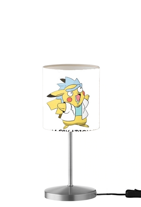 Pikarick - Rick Sanchez And Pikachu  für Tisch- / Nachttischlampe