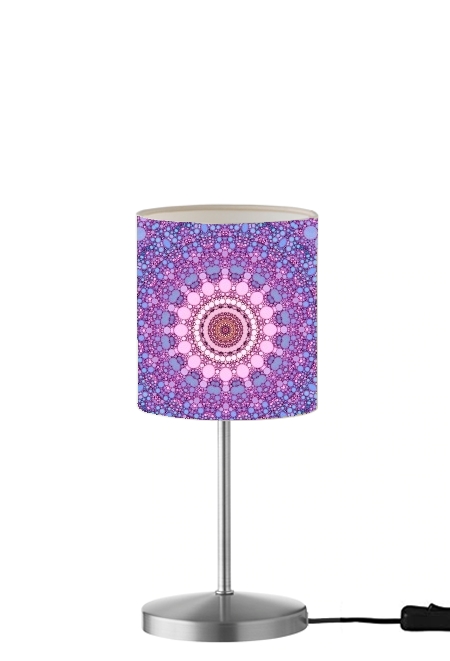 pink and blue kaleidoscope für Tisch- / Nachttischlampe