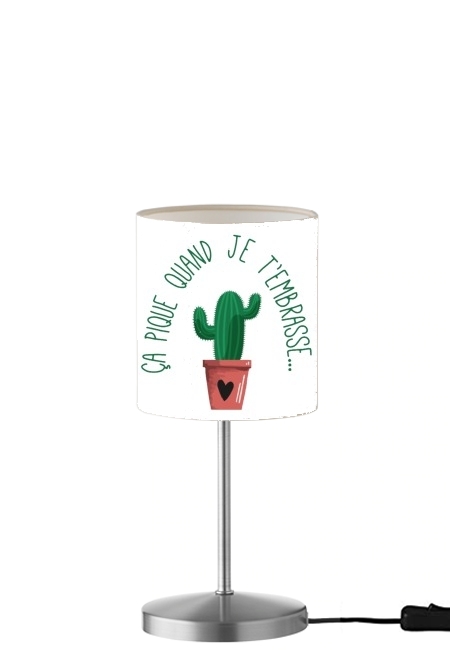 Pique comme un cactus für Tisch- / Nachttischlampe