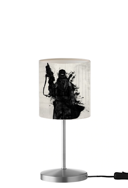 Post Apocalyptic Warrior für Tisch- / Nachttischlampe