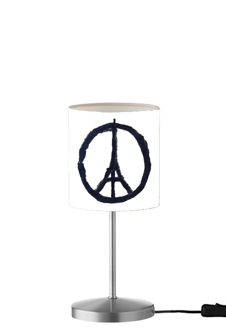 Pray For Paris - Eiffel Tower für Tisch- / Nachttischlampe