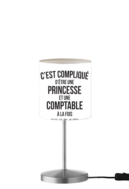 Princesse et comptable für Tisch- / Nachttischlampe