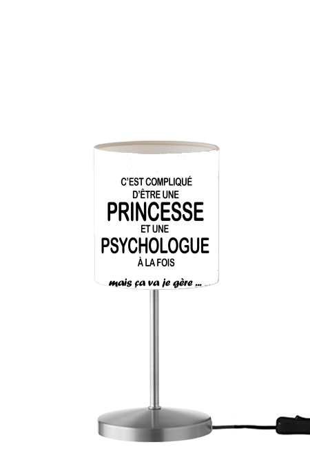 Psychologue et princesse für Tisch- / Nachttischlampe