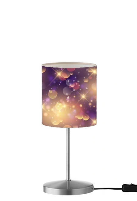 Purple Sparkles für Tisch- / Nachttischlampe