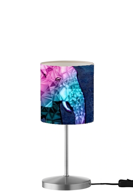 rainbow elephant für Tisch- / Nachttischlampe