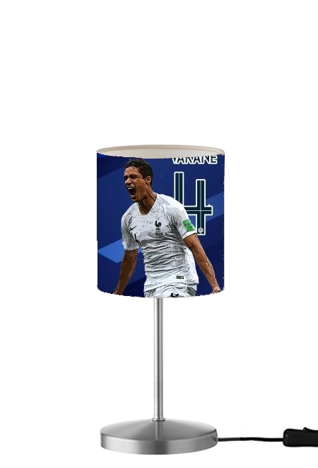 Raphael Varane Football Art für Tisch- / Nachttischlampe