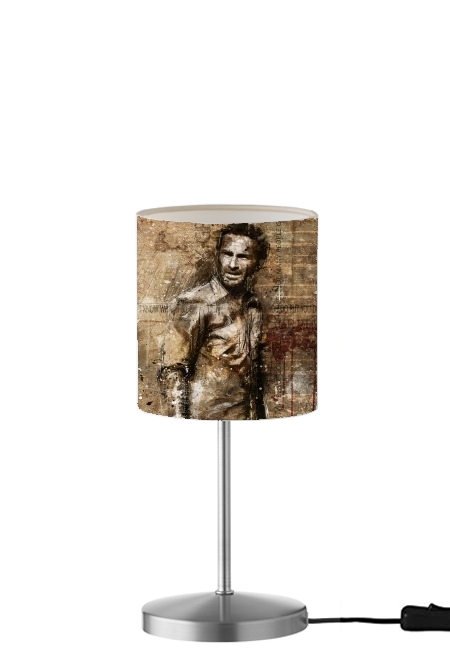 Grunge Rick Grimes Twd für Tisch- / Nachttischlampe