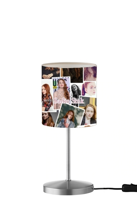 Sadie Sink collage für Tisch- / Nachttischlampe