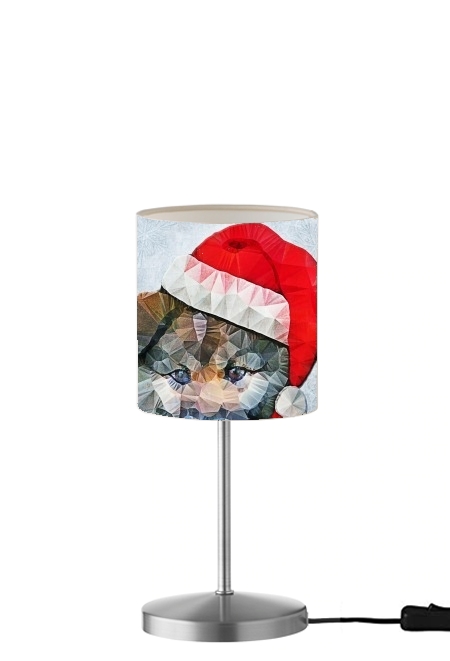 Santa Dog für Tisch- / Nachttischlampe