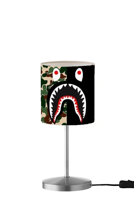 Shark Bape Camo Military Bicolor für Tisch- / Nachttischlampe