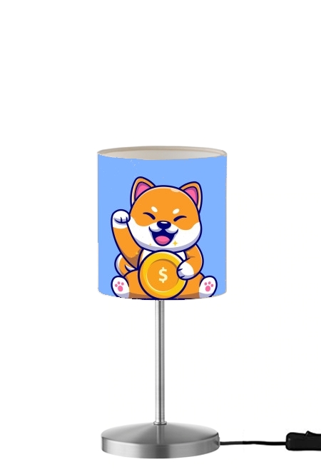 Shiba Inu Crypto für Tisch- / Nachttischlampe