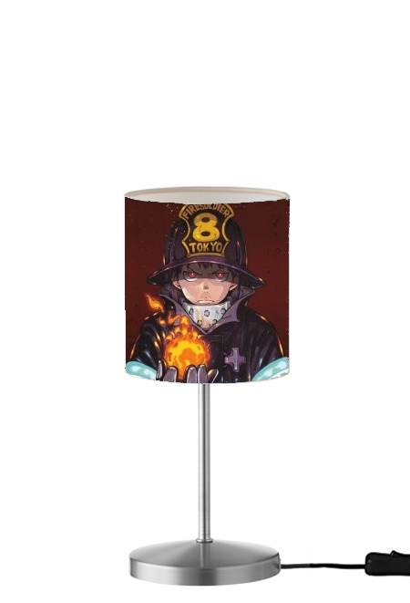 Shinra kusakabe fire force für Tisch- / Nachttischlampe