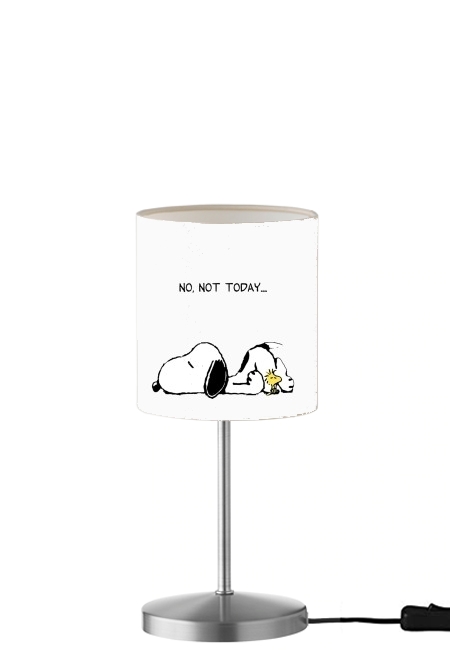 Snoopy No Not Today für Tisch- / Nachttischlampe