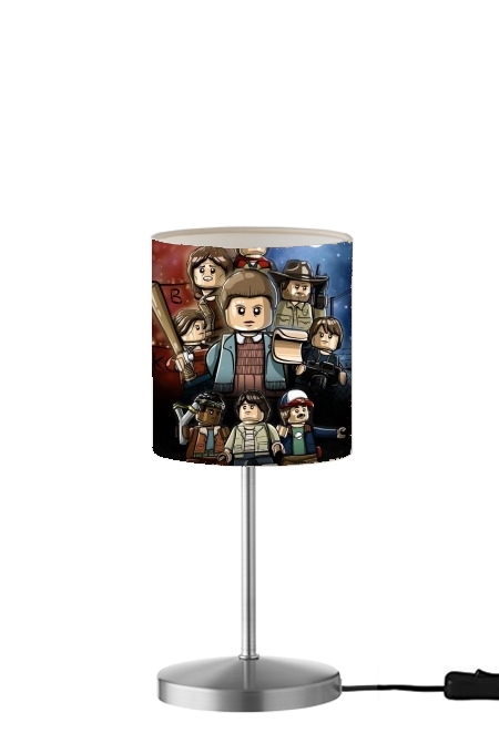 Stranger Things Lego Art für Tisch- / Nachttischlampe