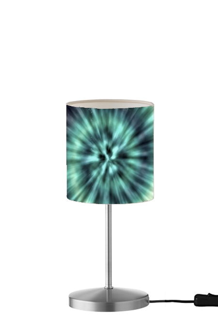 TIE DYE - GREEN AND BLUE für Tisch- / Nachttischlampe