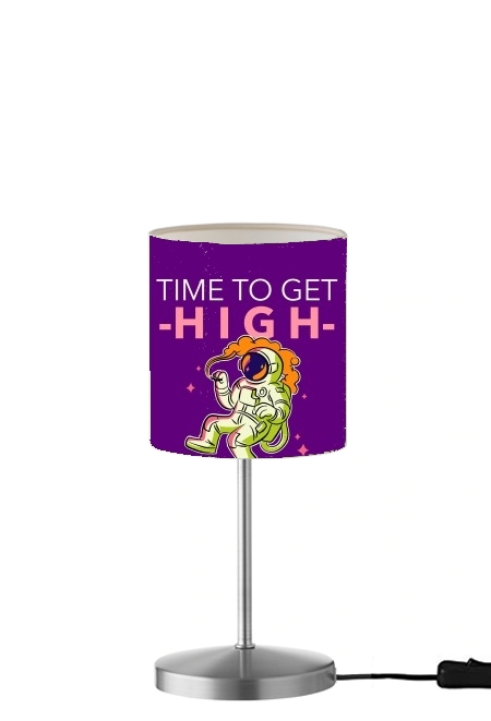 Time to get high WEED für Tisch- / Nachttischlampe