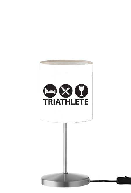 Triathlete Apero du sport für Tisch- / Nachttischlampe