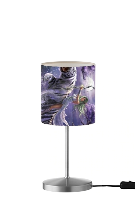 Tyrande Whisperwind World Of Warcraft Art für Tisch- / Nachttischlampe