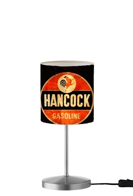 Vintage Gas Station Hancock für Tisch- / Nachttischlampe