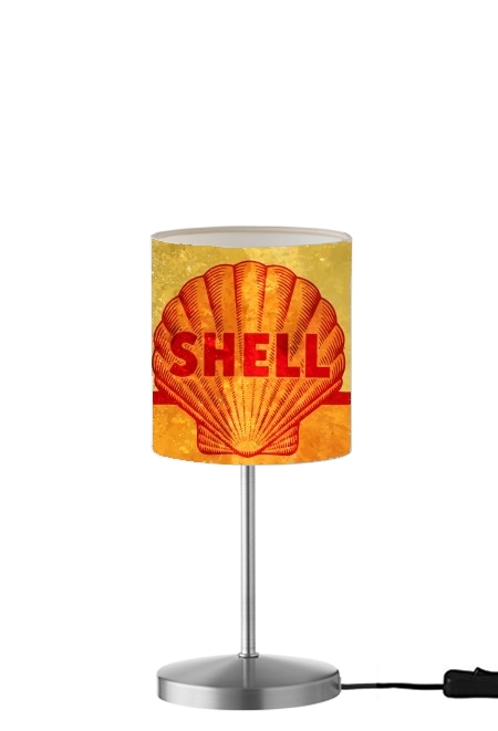 Vintage Gas Station Shell für Tisch- / Nachttischlampe